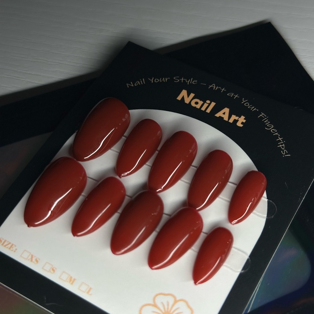 Red Nail Art Set